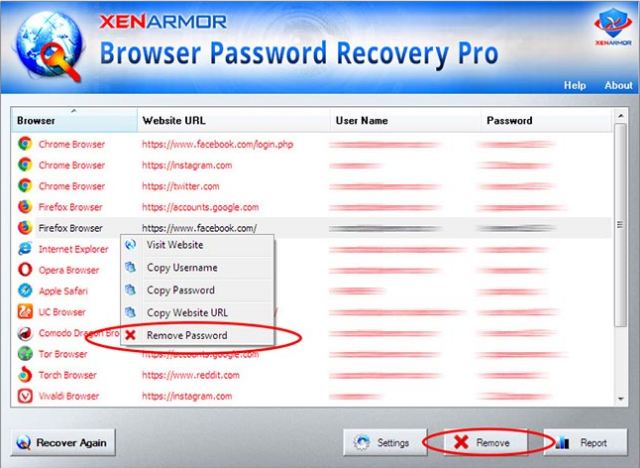 Phần Mềm Hack Facebook Password Recovery Master